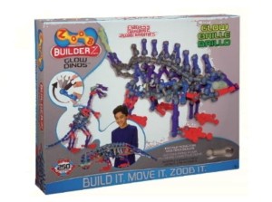 KLOCKI: ZOOB GLOW DINOS - 250 el.
