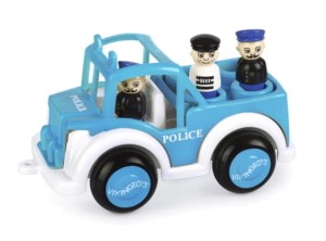 JEEP POLICYJNY Z FIGURKAMI (25 CM)