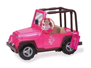 POJAZDY (LALKI 46CM): JEEP