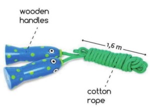 SKAKANKA ZIELONO - NIEBIESKA