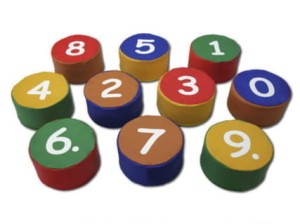 ZESTAW: PUFY MATEMATYCZNE (10 SZT.)