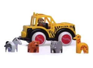 POJAZD SAFARI Z FIGURKAMI (28 CM)