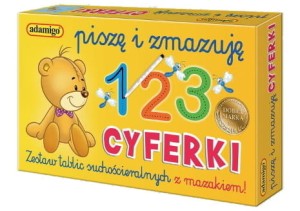 PISZĘ I ZMAZUJĘ - CYFERKI